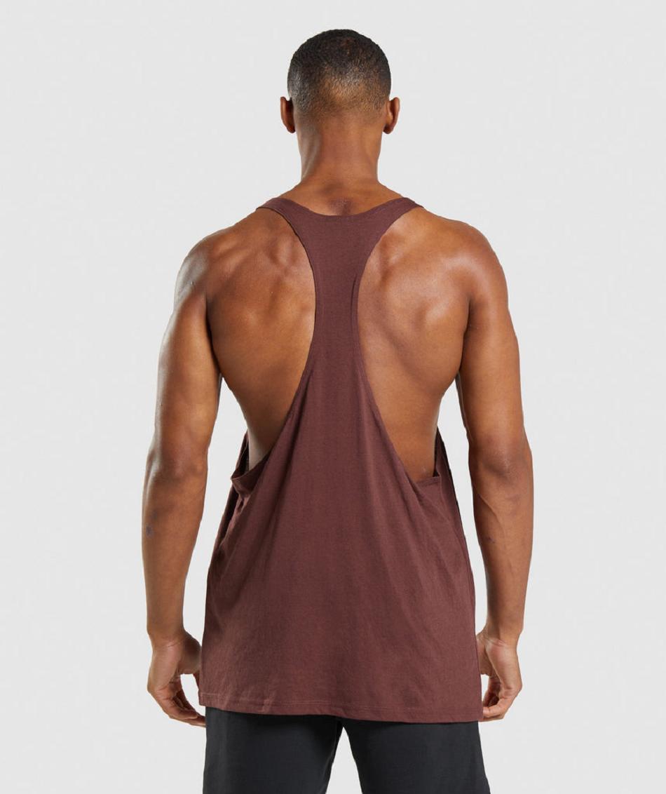 Stringers Męskie Gymshark Legacy Różowe Brązowe | PL 3740JPQ